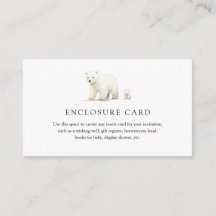 Polar Beer Moeder en Cub Behuizing Kaart