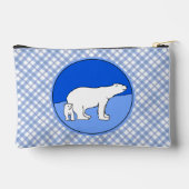 Polar Beer Moeder en Cub Schilderen Wildlife Art Etui (Achterkant)