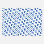 Polar Beer Moeder en Cub Schilderen Wildlife Art Inpakpapier Vel (Voorkant 2)