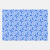 Polar Beer Moeder en Cub Schilderen Wildlife Art Inpakpapier Vel (Voorkant)