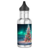 Polar Beer Mom Cubs Kerstboom Aurora Borealis Waterfles (Links)
