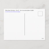 Polar Beer Mom Cubs Kerstboom Noorderlicht Feestdagenkaart (Achterkant)