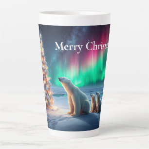 Polar Beer Mom Cubs Kerstboom Noorderlicht Latte Mok