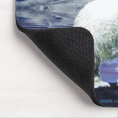 POLAR BEER & MOON Wildlife Mousepad Muismat (Hoek)