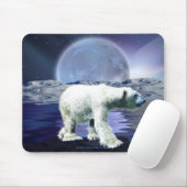 POLAR BEER & MOON Wildlife Mousepad Muismat (Met muis)