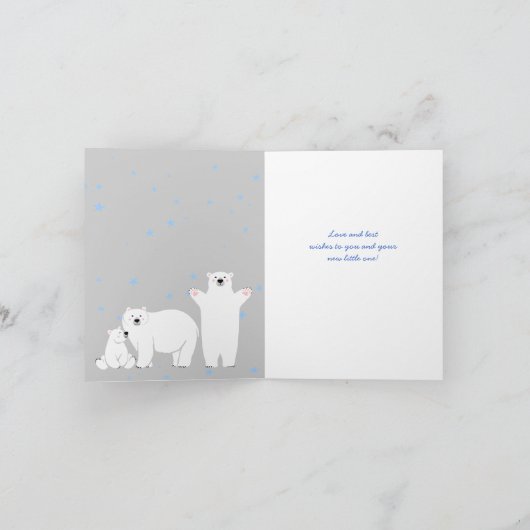 Polar Beer New Baby feliciteert kaarten (Binnen)
