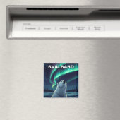 Polar Beer noorderlicht Svalbard Noorwegen Magneet (Insitu (Vaatwasser))