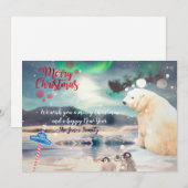 Polar Beer Noordpool Kerst Kaart (Voorkant / Achterkant)