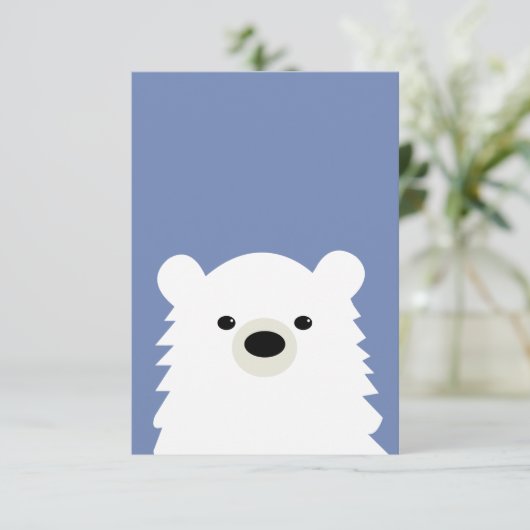 Polar Beer Note Card Kaart (Staand voorkant)