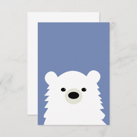 Polar Beer Note Card Kaart (Voorkant / Achterkant)
