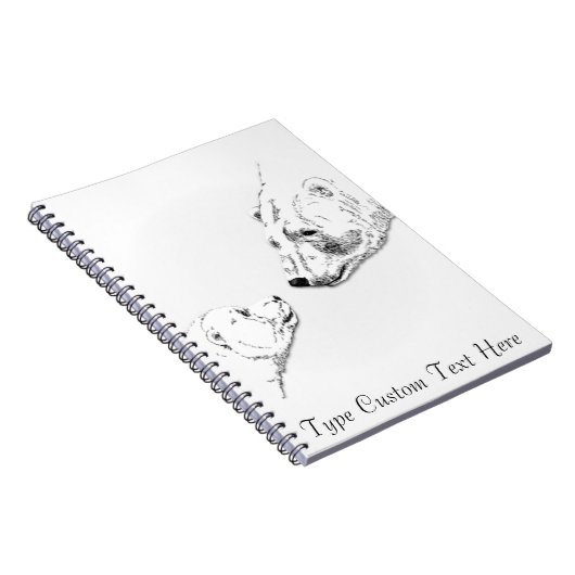 Polar Beer Notebook Personal Beer Art Notebook Notitieboek (Rechterzijde)