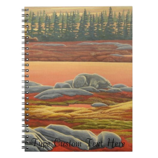 Polar Beer Notitieboek - Gepersonaliseerd Beer - N (Voorkant)