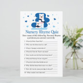 Polar beer Nursery Rhyme Quiz baby shower game (Staand voorkant)
