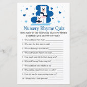 Polar beer Nursery Rhyme Quiz baby shower game (Voorkant)