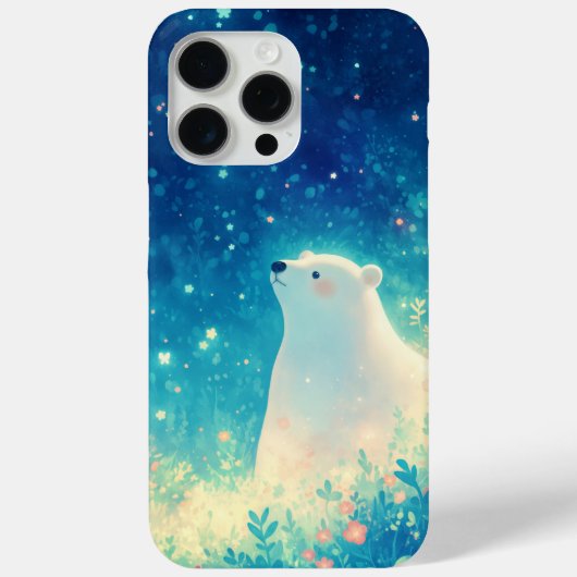 Polar Beer onder de arctische hemel Case-Mate iPhone Case (Achterkant)