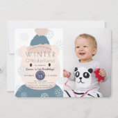 Polar Beer Onederland Boy 1e foto Verjaardag Kaart (Voorkant)