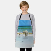 Polar Beer ontmoet Jack Russell Kinder Full Print Schort (Gedragen)