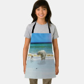 Polar Beer ontmoet Jack Russell Kinder Full Print Schort (Insitu)