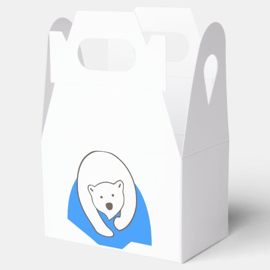 Polar Beer ontwerp gunstbox Bedankdoosjes (Geopend)