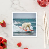 Polar Beer op een surfplank Servet (Insitu)