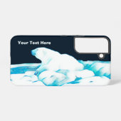 Polar Beer op Ice Hoesje-Malte iPhone Case Samsung Galaxy Hoesje (Achterkant horizontaal)