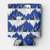 Polar Beer op Iceberg Naadloos Patroon. Blikjeskoeler (Voorkant)