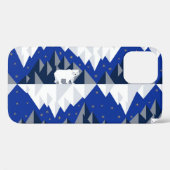 Polar Beer op Iceberg Naadloos Patroon. Case-Mate iPhone Case (Achterkant (horizontaal))