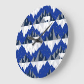 Polar Beer op Iceberg Naadloos Patroon. Grote Klok (Hoek)