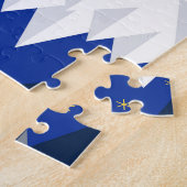 Polar Beer op Iceberg Naadloos Patroon. Legpuzzel (Zijkant)