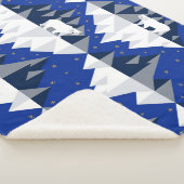 Polar Beer op Iceberg Naadloos Patroon. Sherpa Deken (3/4)