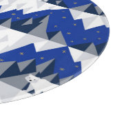 Polar Beer op Iceberg Naadloos Patroon. Snijplank (Hoek)