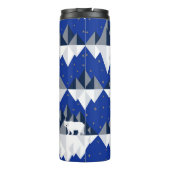 Polar Beer op Iceberg Naadloos Patroon. Thermosbeker (Achterkant)