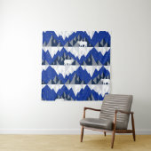 Polar Beer op Iceberg Naadloos Patroon. Wandkleed (In situ)