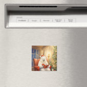 Polar Beer op kerstavond lezen Magneet (Insitu (Vaatwasser))