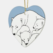 Polar Beer Ornament Moeder Baby Persoonlijke cadea (Links)
