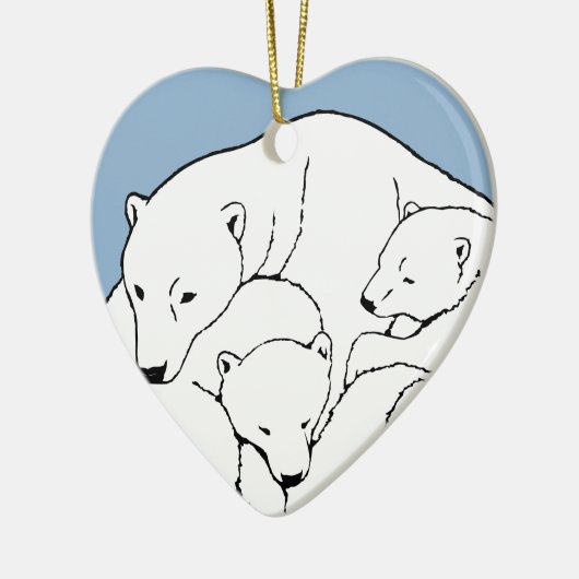 Polar Beer Ornament Moeder Baby Persoonlijke cadea (Links)