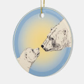 Polar Beer Ornament Moeder Baby Persoonlijke cadea (Links)