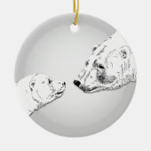 Polar Beer Ornament Moeder Baby Persoonlijke cadea (Voorkant)