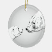 Polar Beer Ornament Moeder Baby Persoonlijke cadea (Links)