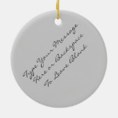 Polar Beer Ornament Moeder Baby Persoonlijke cadea (Achterkant)