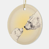 Polar Beer Ornament Moeder Baby Persoonlijke cadea (Links)