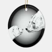Polar Beer Ornament Moeder Baby Persoonlijke cadea (Links)