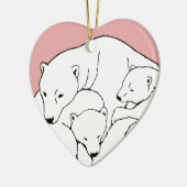 Polar Beer Ornament Moeder Baby Persoonlijke cadea (Links)