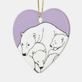 Polar Beer Ornament Moeder Baby Persoonlijke cadea (Links)