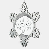 Polar Beer Ornament Vakantie Beer Cubs Decoraties (Rechts)