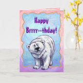 Polar Beer Party Center Kaart (Gele Bloem)