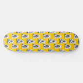 Polar Beer Pattern Design op geel Persoonlijk Skateboard (Horizontaal)