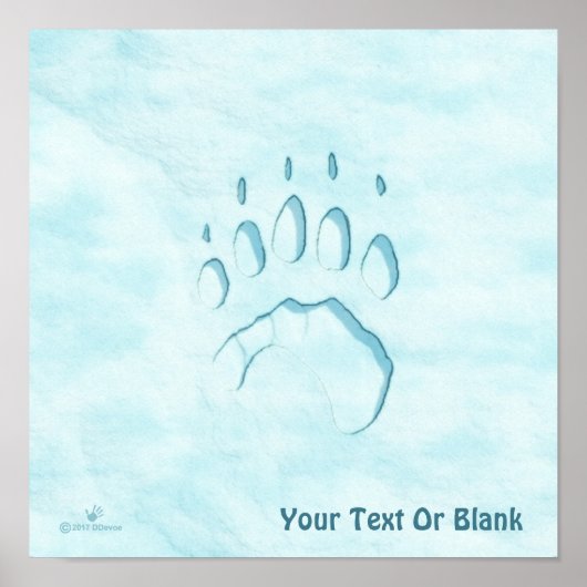 Polar Beer Paw Print (Voorkant)