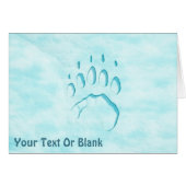 Polar Beer Paw Print (Voorkant Horizontaal)