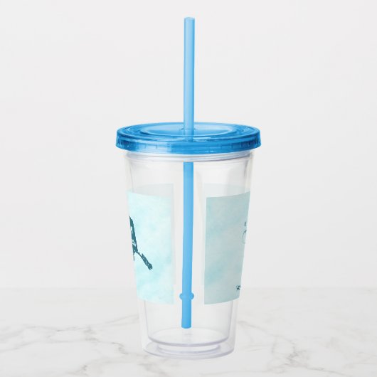 Polar Beer Paw Print Acryl Drinkbeker (Rechts)